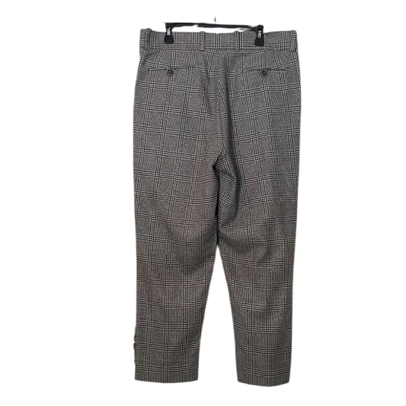 Adam Fashion Men's Windowpane Plaid Single Breasted 6Button Blue Suit 42L/38 NEW - Picture 10 of 16